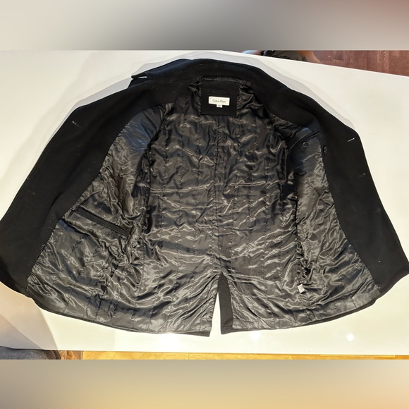 COPY - Calvin Klein Mens Pea Coat size Small - Picture 5 of 16
